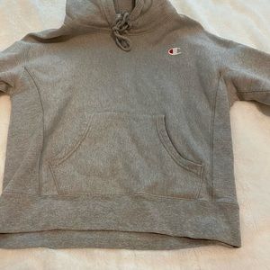 Gray champion hoodie